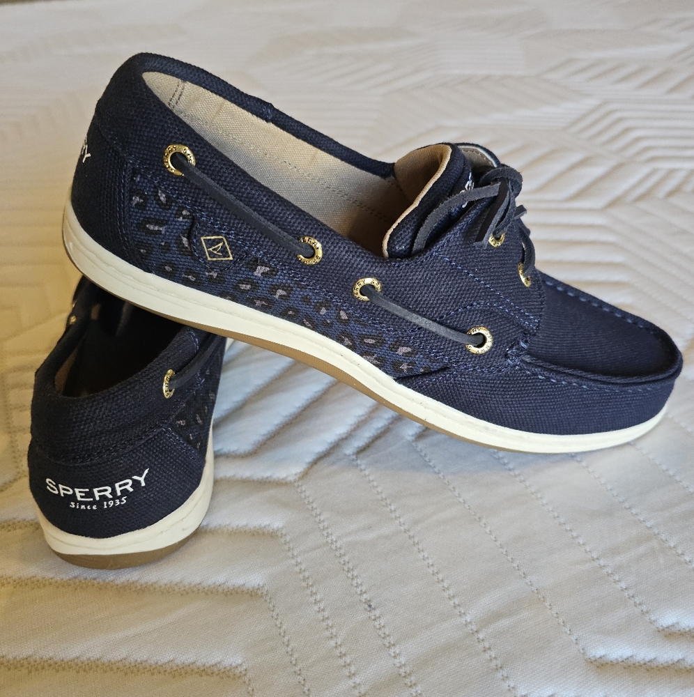 Sperry Navy Boat Shoes